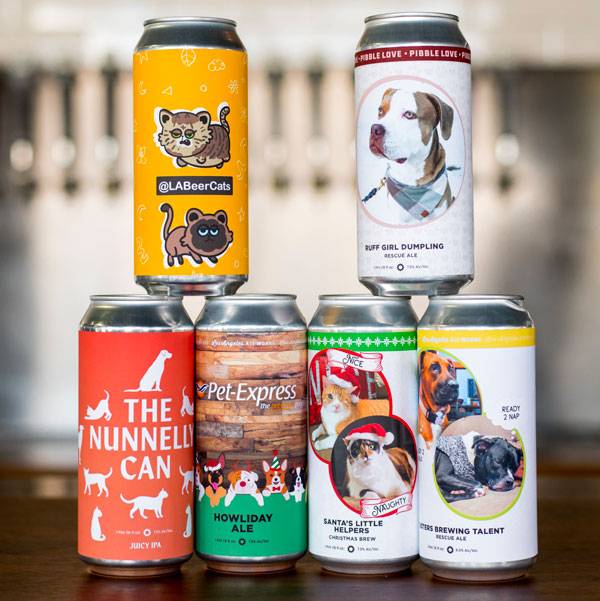 Array of animal-themed Private Label cans