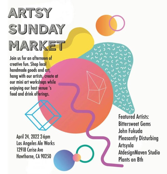 Artsy Sunday Market Flyer