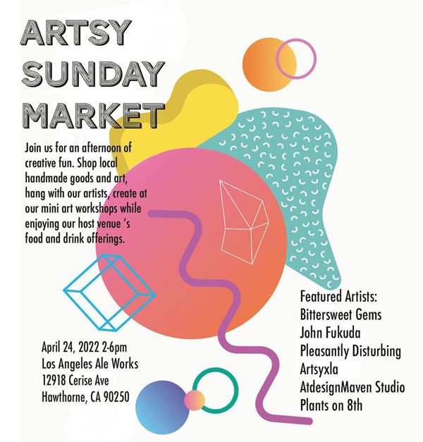 Artsy Sunday Market Flyer