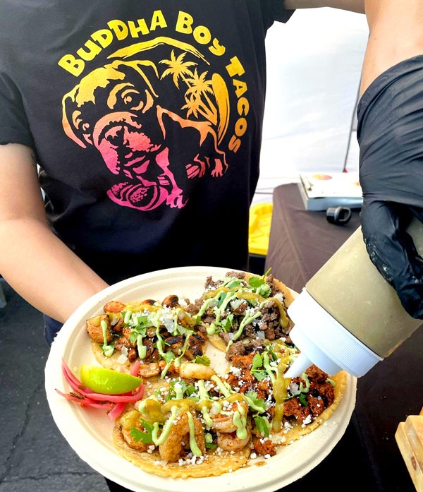 Buddha Boy Tacos plate