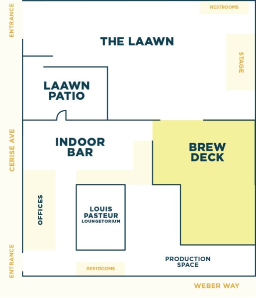 Blueprint of location layout