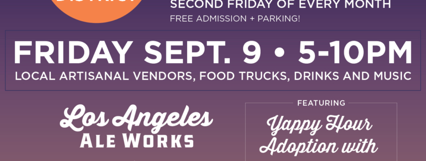 Night Market flyer / Culver City Arts District event at Ivy Station