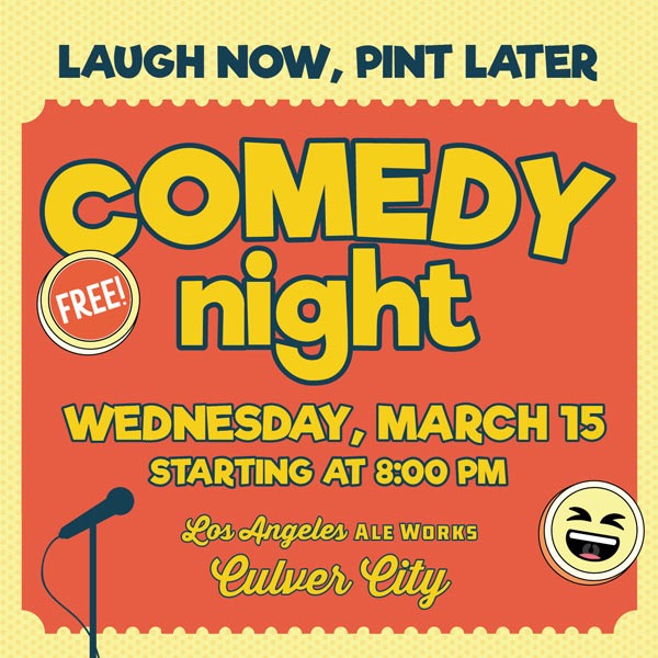 Comedy Night: Wednesday, March 15