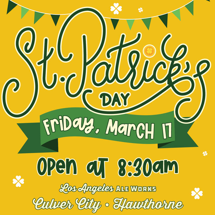 St. Patrick's Day: Friday, March 11