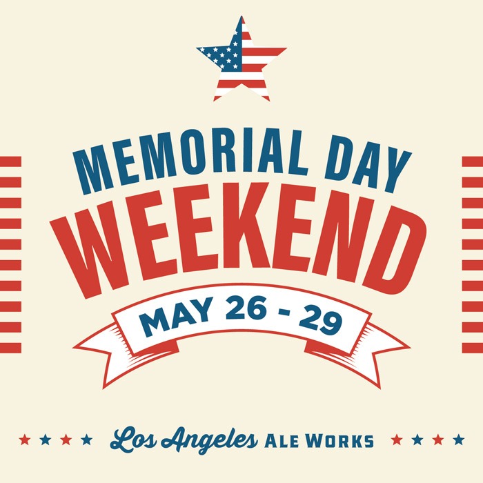 Memorial Day Weekend, May 26-29