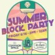 Summer Block Party flyer