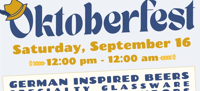 Oktoberfest, Saturday, September 16 in Culver City