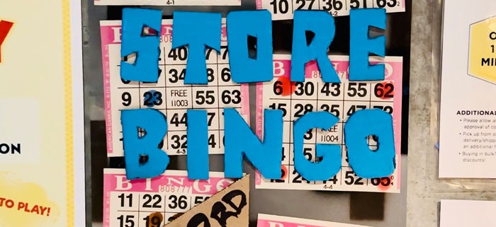 Thrift Store Bingo