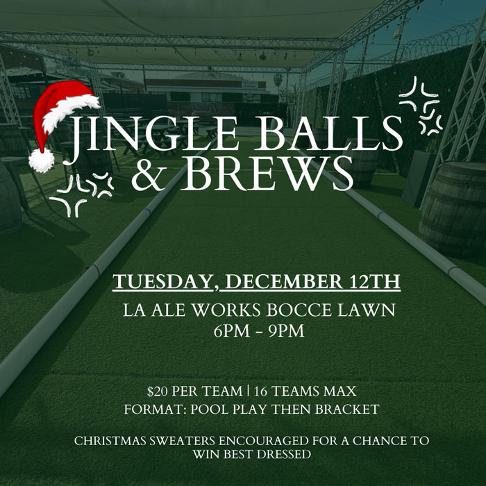 Jingle Balls & Brews flyer