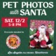 Pet Photos w/ Santa flyer in Hawthorne