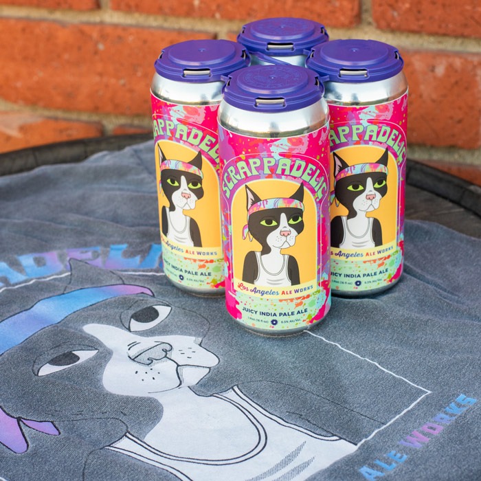 4-pack of Scrappadelic and a matching shirt