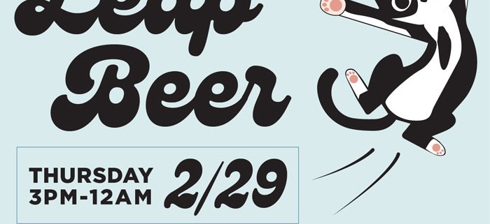 Hoppy Leap Beer Flyer
