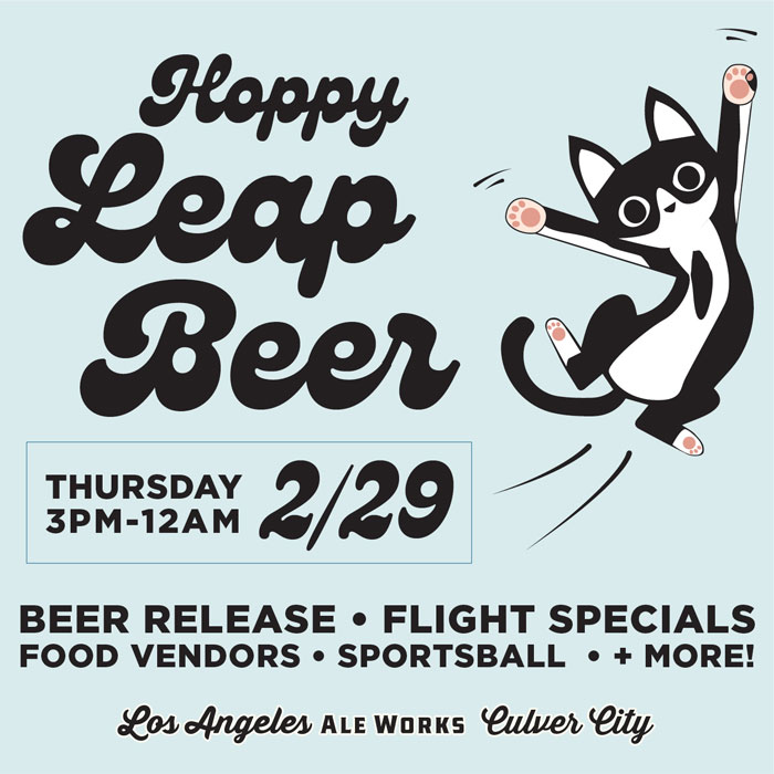 Hoppy Leap Beer Flyer