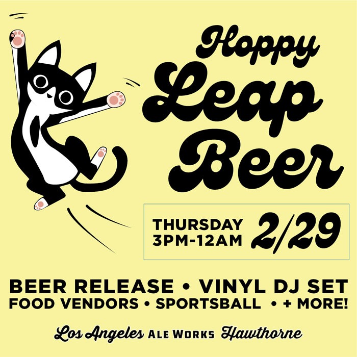 Hoppy Leap Beer Flyer