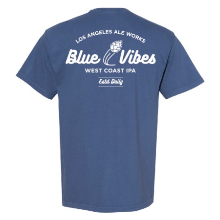 Blue Vibes tshirt - back