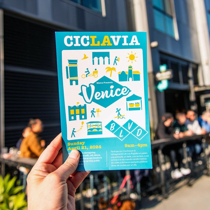 CicLAvia postcard photo