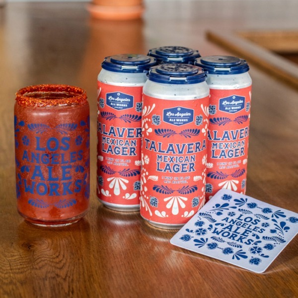 Talavera Mexican Lager 4-packs with a Michelada